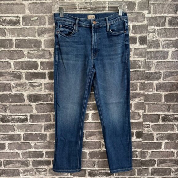 Mother the Mid Rise Dazzler Ankle jeans in Sweet & Sassy - Picture 2 of 12